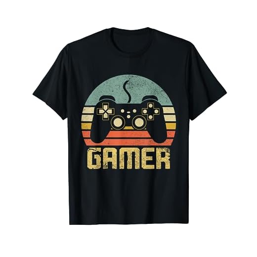 Vintage Retro Gamer Video Game Player Boys Teens Men Gifts T-Shirt