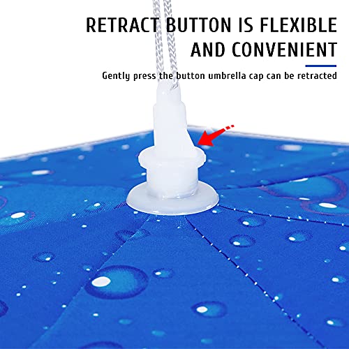 Foto von XiXiRan Faltbarer Regenschirm Hut Zweischichtiger Sonnenschutz mit Kopfschirm