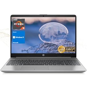 HP Portátil Essential 255 G8, pantalla FHD de 15.6 pulgadas, AMD Ryzen 5 5500U, 32 GB de RAM, SSD de 1 TB, cámara web, RJ-45, Bluetooth, lector de tarjetas SD, HDMI, Wi-Fi 6, Windows 11 Home, gris