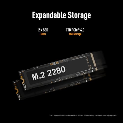 TUF Gaming A14 Copilot+ PC Gaming Laptop, 14" WQXGA 16:10 165Hz Display, AMD Ryzen AI Max+ 392 Processore, 32GB LPDDR5X, 1TB PCIe Gen 4.0 SSD, Wi-Fi 6E, Windows 11 Home, FA401, Jaegar Gray - Notebook - Immagine 2