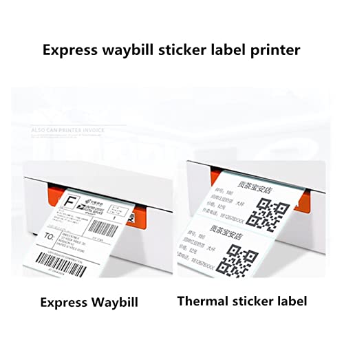 Image of Universal Express Waybill Epacket Barcode Clothing Tag Price Sticker 48-104mm Thermal Shipping Label Printer with Bracket(KM202M-USB)