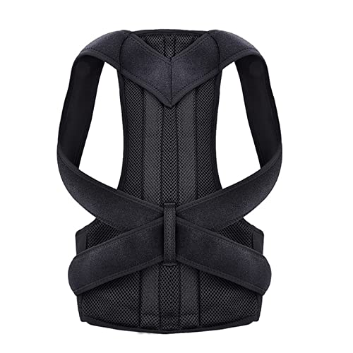 Correcteur de posture réglable avec sangles élastiques et courroie de soutien
