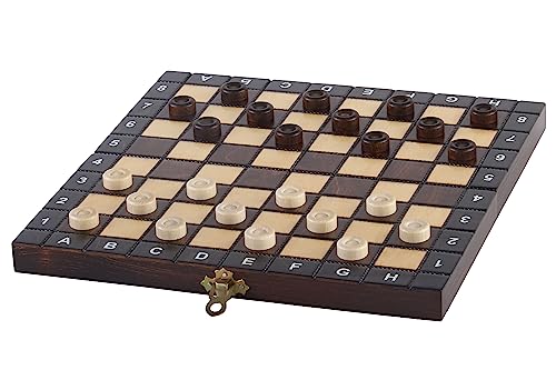 Jeu de échecs dame et backgammon 3en1 en bois de 28x28 cm - 4