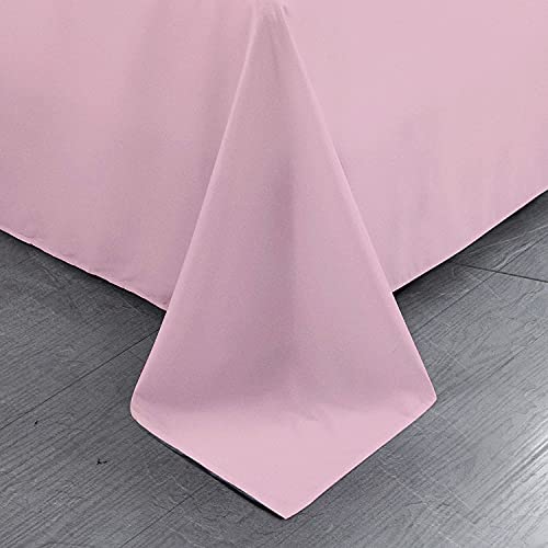 Image of Bed Sheets - Brushed Microfiber Bedsheets - Flat Bedsheets & Pillowcase - Super Soft Microfiber - Breathable Wrinkle, Fade Resistant & Cooling Sheets