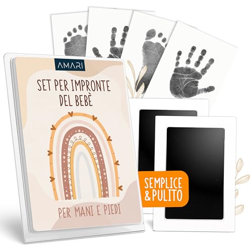 ✅ 𝗥𝗘𝗚𝗔𝗟𝗢 𝗣𝗘𝗥𝗙𝗘𝗧𝗧𝗢 - Il tampone per impronte neonati è un regalo perfetto per qualsiasi festa del bambino. Ideale per i genitori in occasione di una nascita o di un battesimo. La gioia è pre-programmata qui.