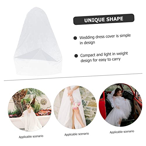 Wedding Dress Cover Bag Breathable Garment Storage Bag for Bridal Gowns Design for Travel and Home Organization2