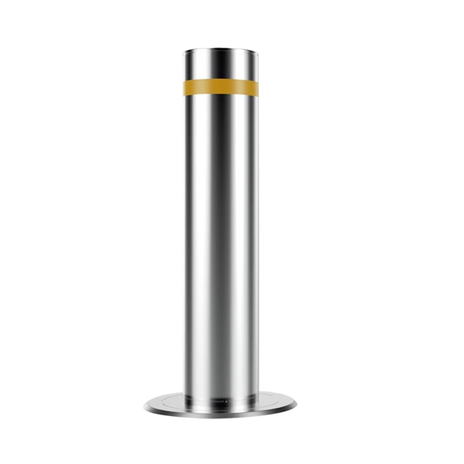 HCZKIUJY Reflective Safety Bollards - Durable Parking Barriers for High Visibility Traffic Control in Driveways and Lots (Silver (1pcs))