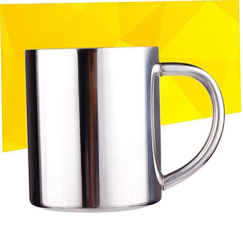 Toyvian 2piezas Taza De Café Inoxidable Aislante De Para Hogar Oficina y Café Recipiente Reutilizable Para Bebidas Calientes y Frías - imagen 7