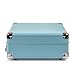 Crosley CR8005D-TU Cruiser Deluxe Vintage 3-Speed Bluetooth Suitcase Vinyl Record Player Turntable, Aqua