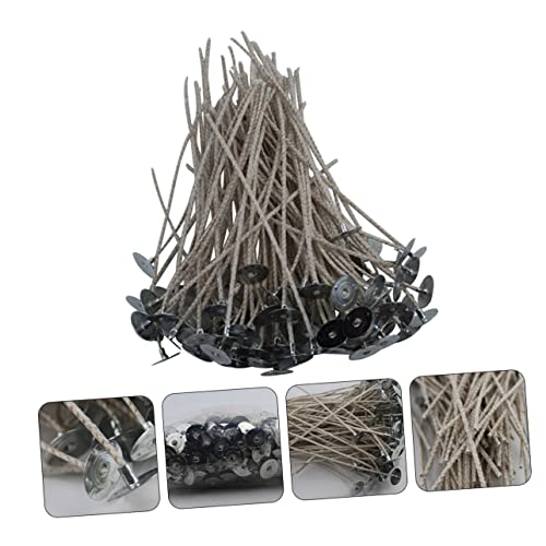 15 cm Mechas para Velas con Base Algodón 200 pcs miniatura 2