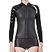 pistro Premium Women Wetsuits Top / 3mm Neoprene Wetsuits Jacket/Long Sleeve Wetsuits Shirt, Perfect for Snorkeling Surfing Kayaking - XL
