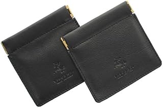 Pack of 2 Visconti Leather Snap Top Purses CP7 Black