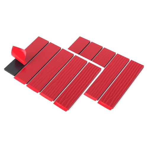 Number Plate Sticky Pads 10 Strips Extra Strong Double Sided Sticky Pads for Car Number Plates Heavy Duty Adhesive Pads for Registration & License Plates Drill-Free Fixing Kit (3mm Thick)