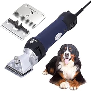 Professional Dog Grooming Clippers for Thick Coats - Dog Shears Heavy Duty Hair Kit - Large Dog Shaver Set - Pet Trimmer for XL Large Dogs, Horses, Farm Livestock