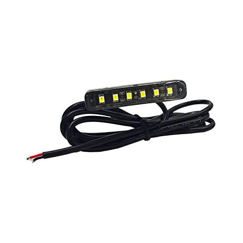 1x Motorcycle Waterproof white led License Plate Light with 6 pc 3528 led taillight,license plate light license plate light assembly motorcycle license plate frame Cover