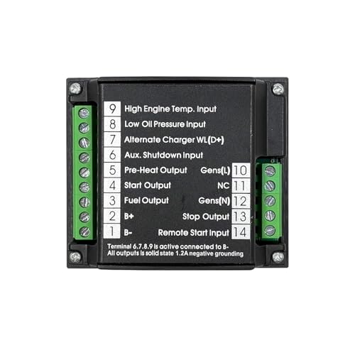 Controlador HGM170 para evitar fallos de energía con arranque automático de generador 2