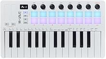 1. Versatile MIDI Control: The M-VAVE MIDI keyboard controller offers unparalleled versatility for musicians and producers. Connect it to your computer or mobile device and take control of your favorite music software, such as FL Studio, with ease.Co...