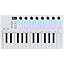 White MIDI 25 Keys 16 Pads