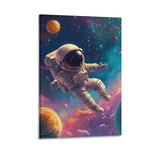 Toile astronaute décoration murale chic pour sublimer votre chambre