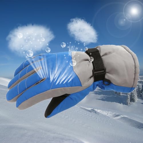 Winter Gloves for Kids Waterproof Boys Girls Cute Snow Ski Gloves，Trendy Children's Gloves4