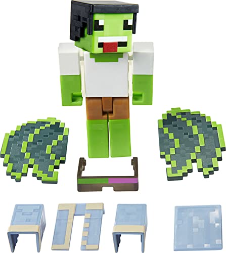 Mattel Minecraft Creator Series Party Shades Figure, Collectible Building Toy, 3.25-Inch Action Figure With Accessories, Gift For Ages 6 Years & Older #TOP15