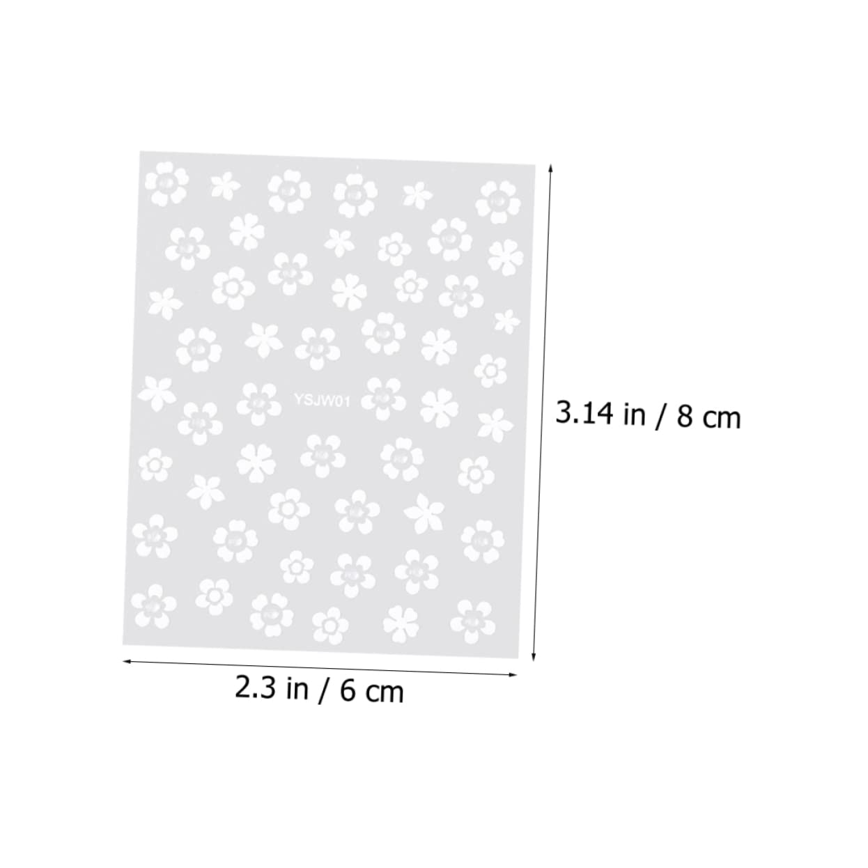 VICASKY 5 Set Adesivi Per Unghie Impermeabili Con Fiori Decorazioni Per Nail Art Adesivi Manicure Per Diy E Stile Unico 30 Fogli*5