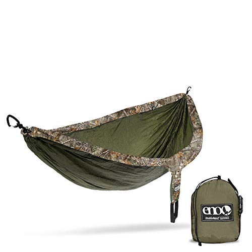 ENO - Eagles Nest Outfitters DoubleNest Camo, Portable Hammock for Two, Realtree Edge:Olive