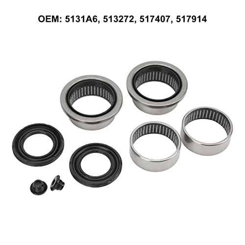 Kit de Réparation de Poutre d'Essieu Arrière en Acier Allié – Compatible avec Arbre 206, 47 mm – Kit de Remplacement pour Système d'Essieu Arrière – pour Réparation Automobile