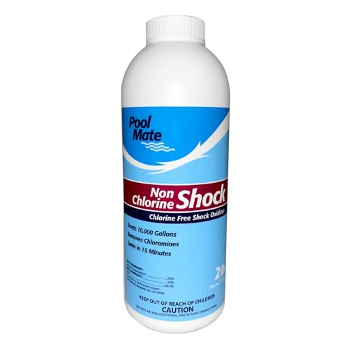 Pool Mate 2-Pounds Non-Chlorine Shock, Chlorine-Free Shock Oxidizer for Pools, Made in USA