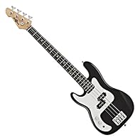 Free Jack Cable and Gig Bag Classic Black Finish Perfect Bass For Younger Beginners Crisp Clear Tone & Punchy Low End Depth Built From Lightweight Woods For Comfort & Playability