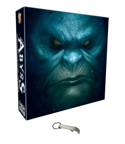Abyss Jeu de Société Version Française + 210 Protège-Cartes + 1 Décapsuleur - 2 à 4 Joueurs -...