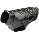 HUNTER Tampere Hundemantel, Wintermantel, Gesteppt, Wasserabweisend, Wattiert, Fleecefutter, 40, Schwarz