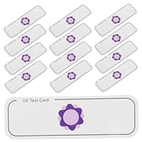 Anneome 20pcs Uv Testing Cards Uv Testing Detection Cards for Environment Safety