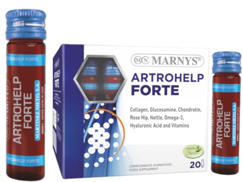 Artrohelp Forte Hydrolysed Collagen, Omega 3, Glucosamine, Chondroitin, Rose hip, Nettle, Hyaluronic acid & vitamins | 20 vials (20 x 10 ml)
