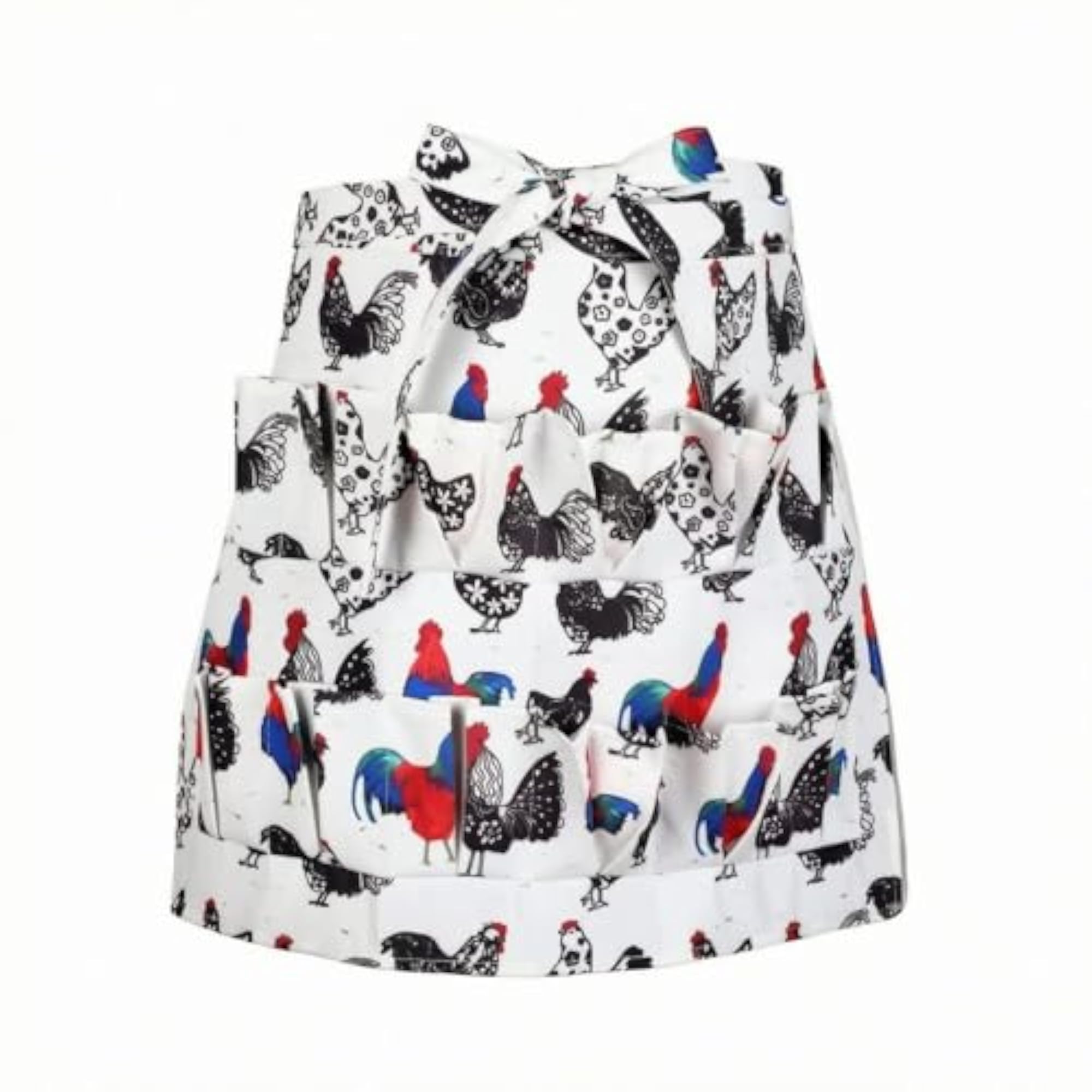 Multiple Pockets Egg Collecting Apron, Hands-Free Design