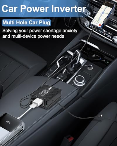 Image of 150W Power Inverter 12V DC to 110V AC for Car Refrigerator