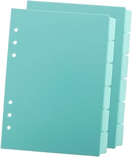 EXQUIMEUBLE 12 Peças Clipes Para Fichário Caderno Bloco De Notas Abas Destacáveis Índice Etiquetas Classificadas Marcadores De Página Marcadores De Bloco De Notas Abas Coloridas