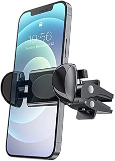 Niofind Car Phone Holder, Stable Car Phone Cradle for Air Vent, 360 Degree Rotation Mobile Phone Stand with Adjustable Clip Compatible for iPhone 14 13 pro max X XR 7 Samsung Ultra S20 Huawei P30
