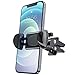 Soporte Móvil Coche, Niofind Soporte Móvil Teléfono para Rejilla de Ventilación, Soporte Giratorio 360 Grados con Clip Ajustable, Compatible con iPhone 12/Samsung/Huawei/Honor