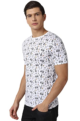 Image of Van Heusen Men's Cotton Slim Fit T-Shirt