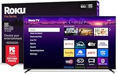 Amazon.com: Roku Smart TV – 55-Inch Pro Series, Mini-LED TV – RokuTV ...