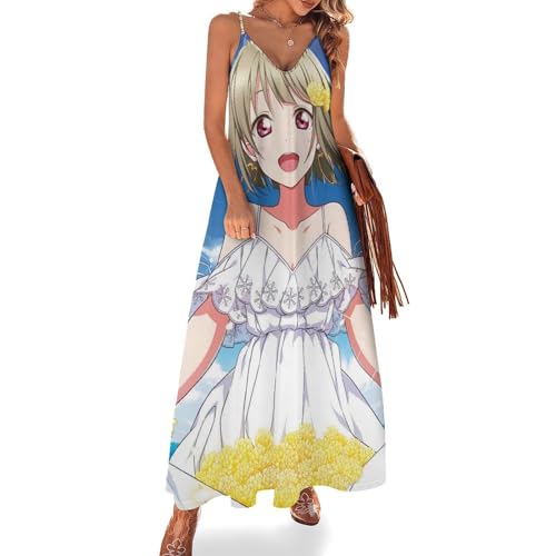 Robe longue d'été au tombé fluide et coupe maxi épurée pour femmes