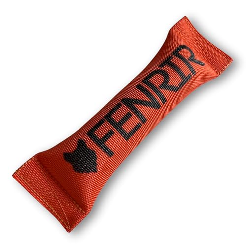 Fenrir 12 Inch Rugged Fire Hose Dog Tug Toy for Large Dogs No Squeaker, Firm Stuffing for Canines (No Handle)