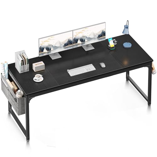 ODK Computer Desk Large Office Desk, 63 Inch Gaming Desk with Sto...