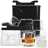 Berlinzo Premium Clear Ice Cube Maker with Conversation Ice...