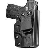 M&P Shield 9mm Holster, Smith and Wesson MP Shield .40 Holster, IWB Polymer Concealed Carry M&P Shield Holster for M&P Shield .40 3.1'' | Fiber-Reinforced Polymer & Kydex Available