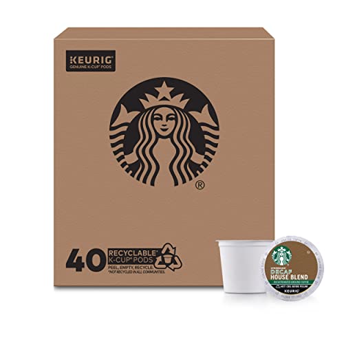 Starbucks Decaf K-Cup Coffee Pods — Decaf House Blend For Keurig Brewers —40 Ct (40 Pods Total) #TOP27