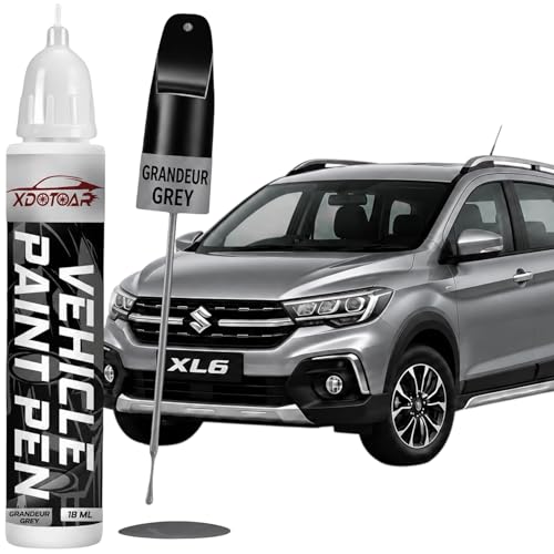 Image of XDOTOAR Car Touch Up Paint Pen for Maruti Suzuki XL6 Grandeur Grey (WBF) | Factory Color Matched 2K Paint Technology | Car Scratch Remover & Paint Chip Repair | Quick Dry Formula | Rust Protection | 18ml