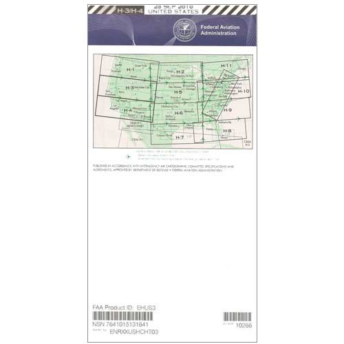 FAA Chart: High Altitude Enroute H 3/4 EHUS3