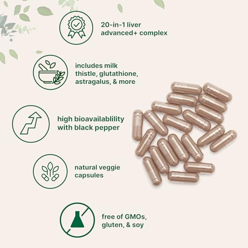 Micro Ingredients Liver Advanced+ Veggie Capsules